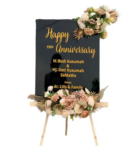 Papan Bunga Akrilik Tengguli