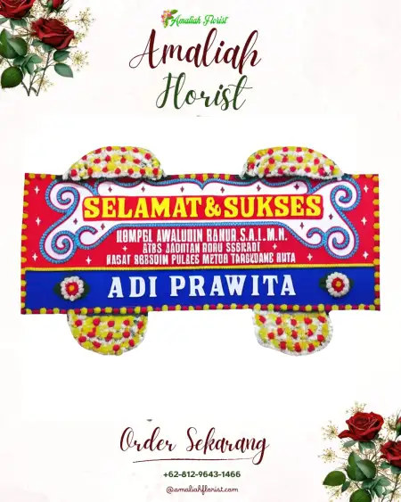 Papan Bunga Ucapan Selamat Tengguli